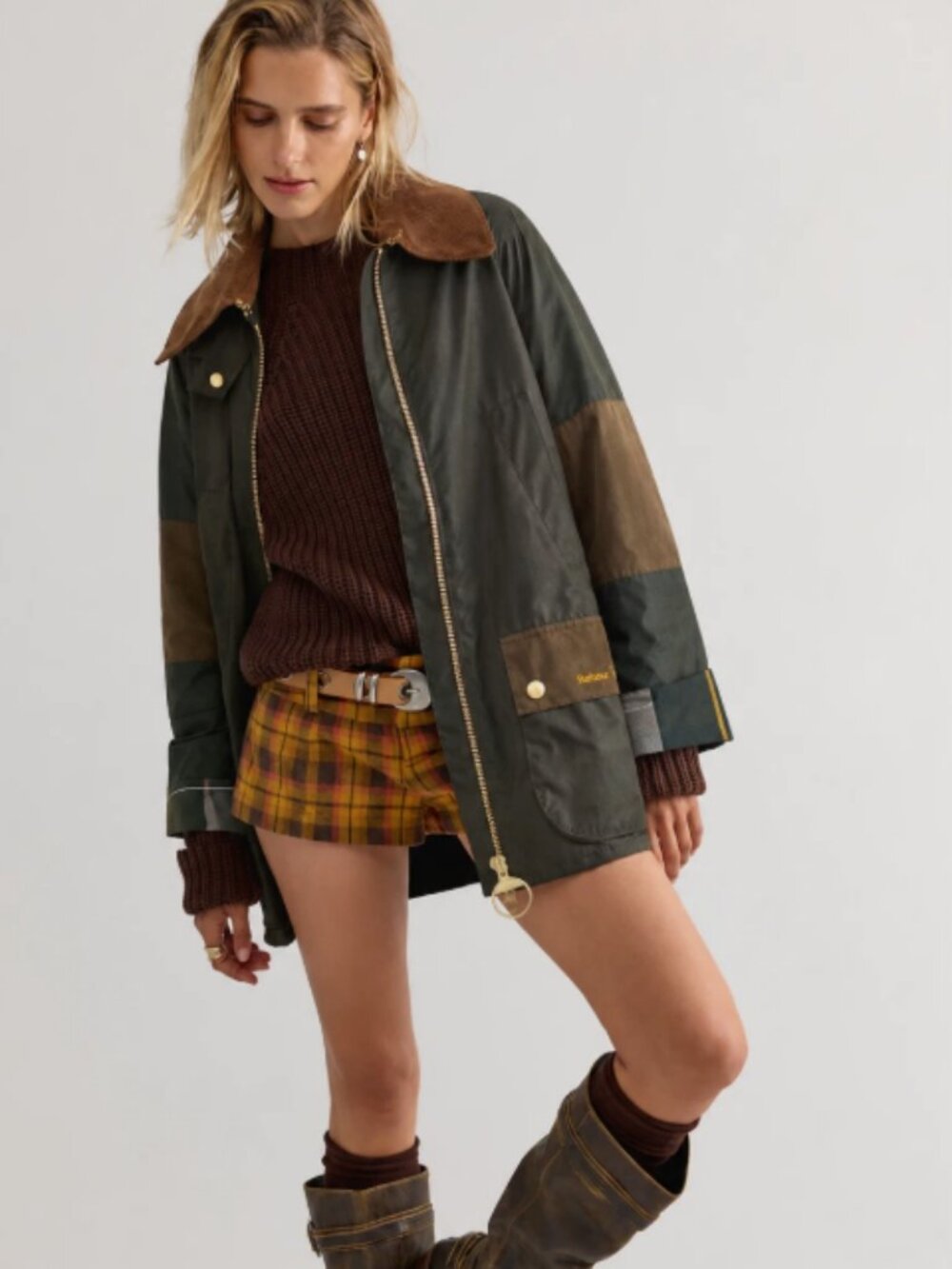 Archive Olive ~ Barbour Allerston Waxed Cotton Jacket MSRP$560 Timeless Chic